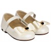 Christening Shoe with Bow Babywalker BS3537 Ivory