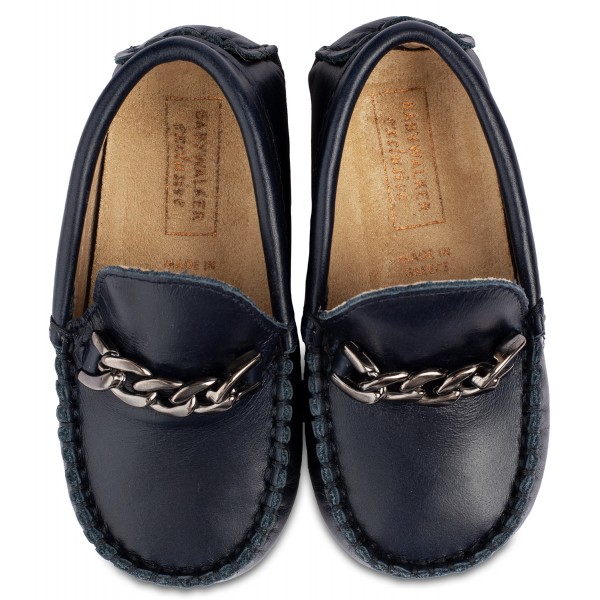 Baptismal Loafer with Metal Buckle EXC5227 in two shades