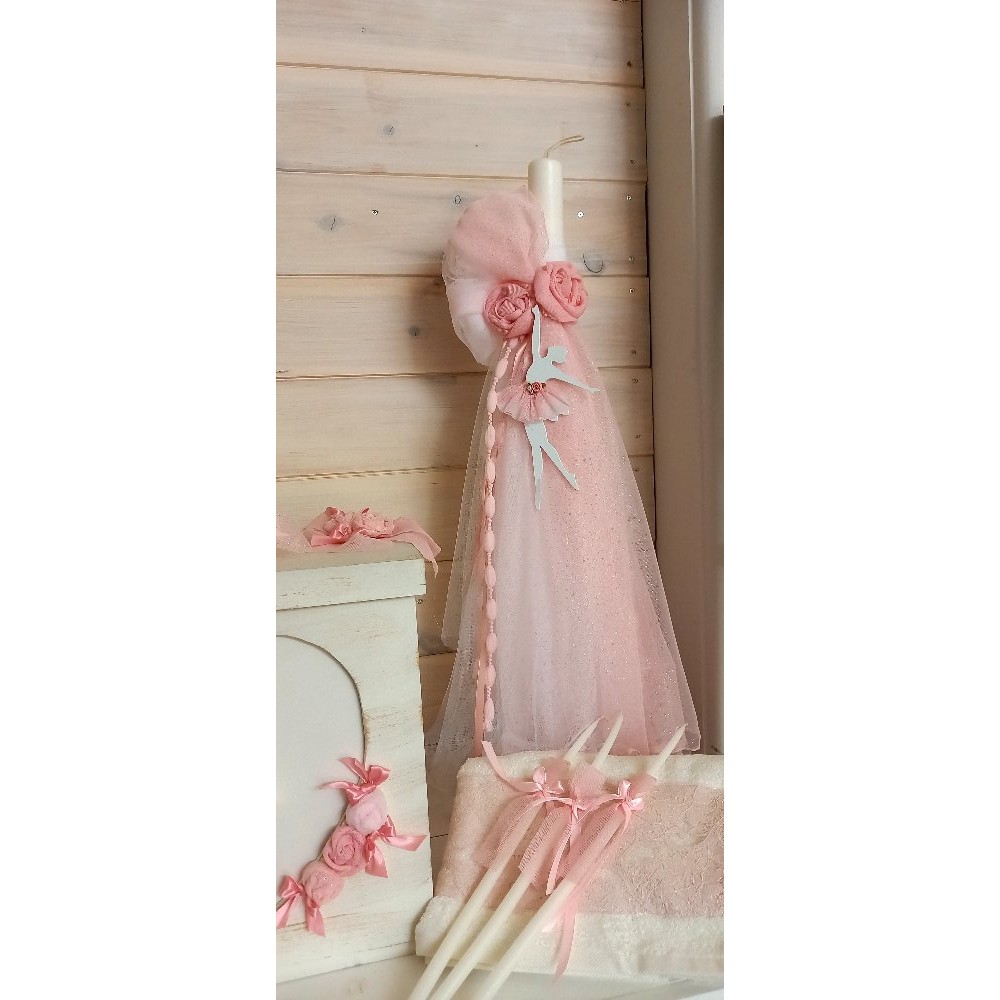 Baptism Set for Ballerina and Monogram Set 96 Baptism Set for Ballerina and Monogram Set 96