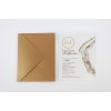 Contemporary Wedding Invitation with a special metallic shade. TG7708
