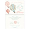 Romantic Balloon Girl Christening Invitation LK518