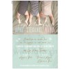 Christening Invitation for Triplets with photo LTW38