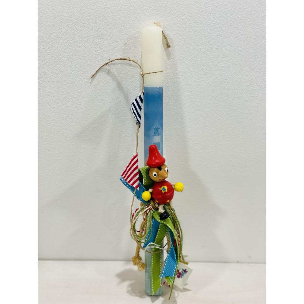 Easter candle with Pinocchio La46