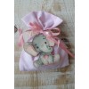Baby shower favors pouch with baby elephant for girl 1020