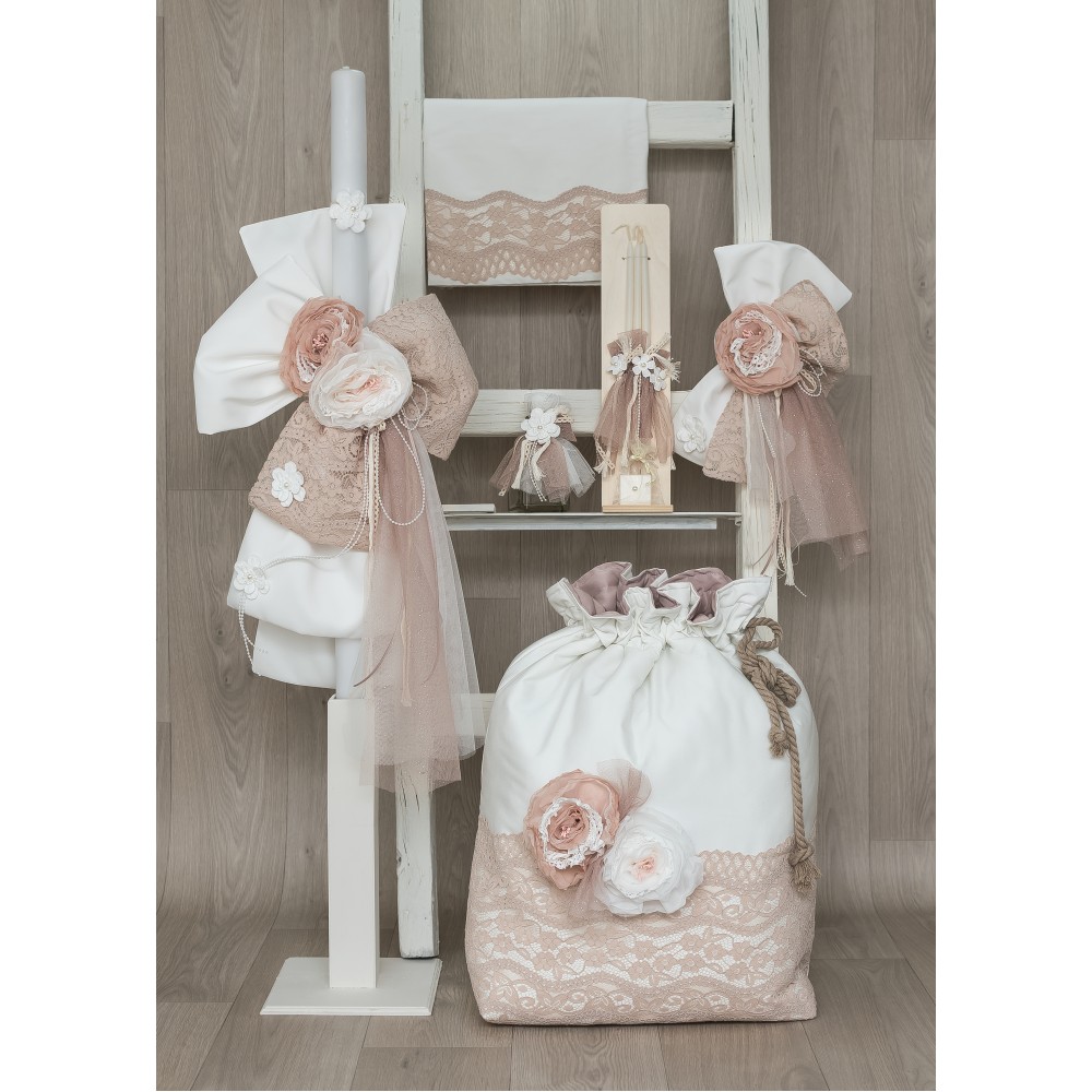 Baptism set for Girls "Bows" E321 Baptism set for Girls "Bows" E321