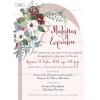 Invitation for wedding-baptism "Anemones" TS470